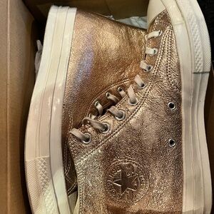 Converse Chuck Taylor 70 Metallic Gold High-Top sneakers Women’s 10